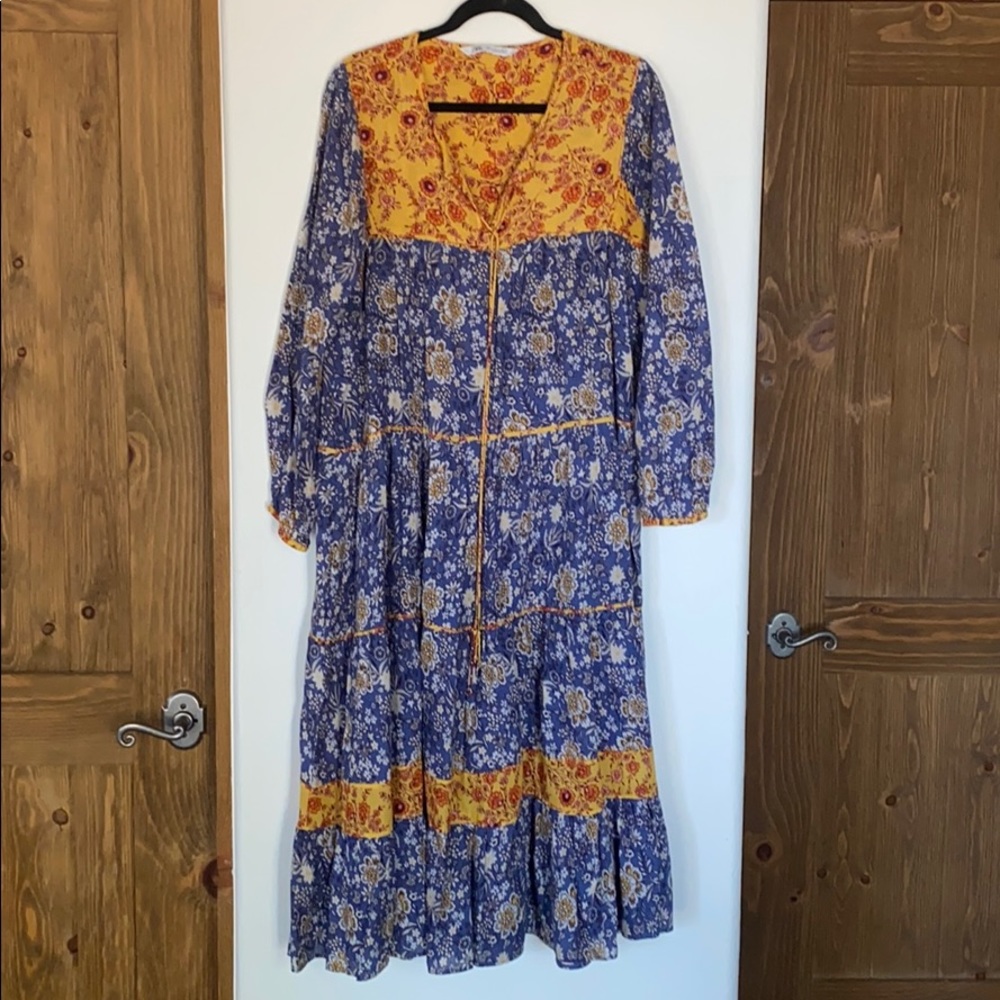 Zara Bohemian Midi Dress - M